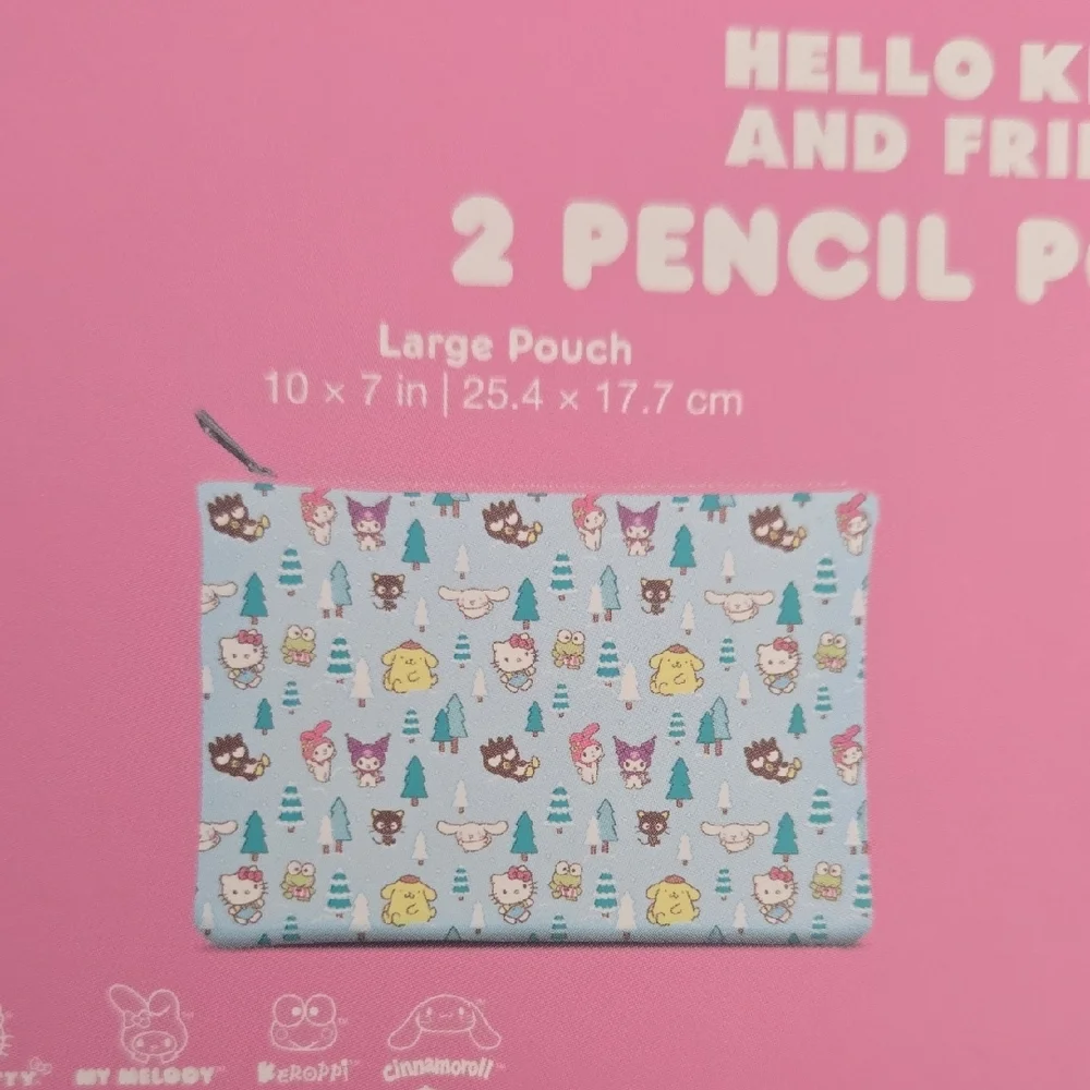 HELLO KITTY & FRIENDS 2 Pencil Pouches